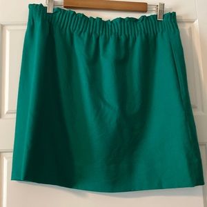Jcrew green skirt